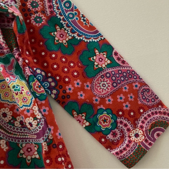 Hanna Andersson 110 Girls 5 Floral Paisley Dress - Picture 6 of 10